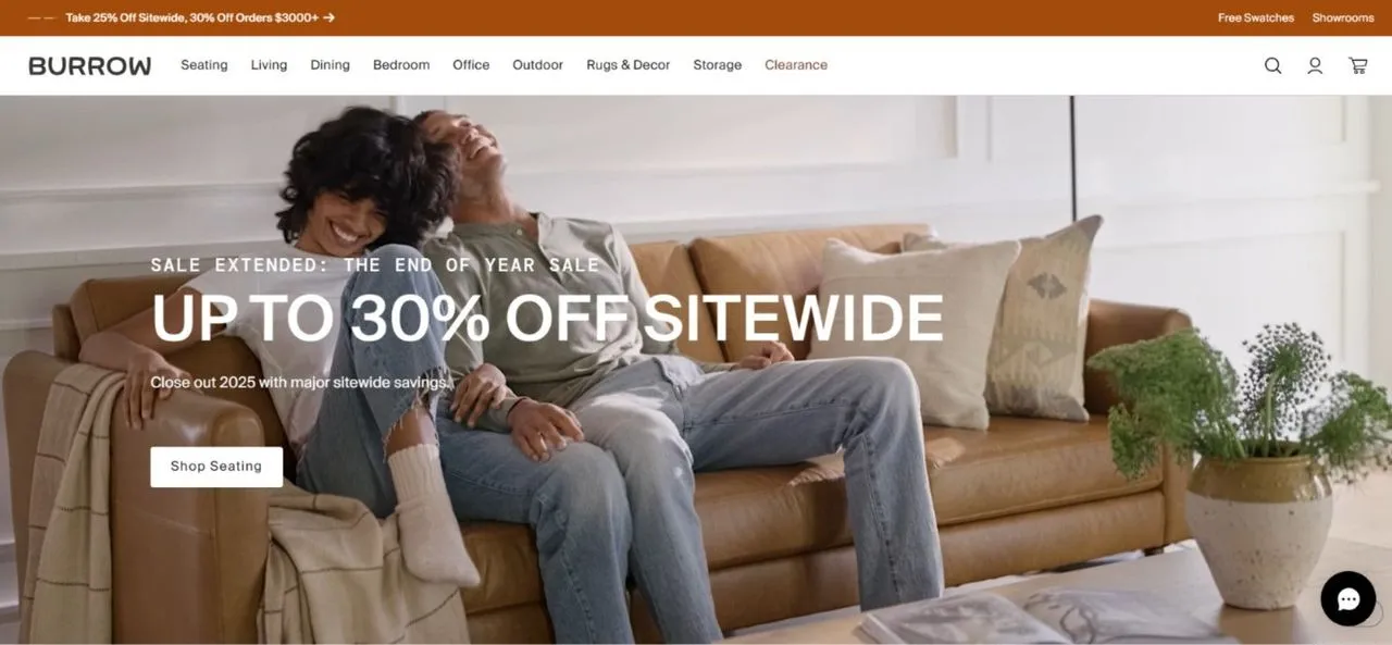 Burrow website