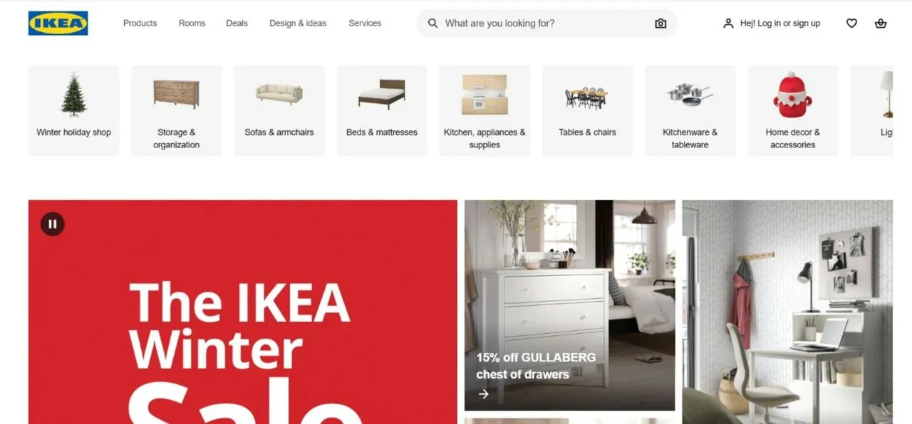 IKEA website