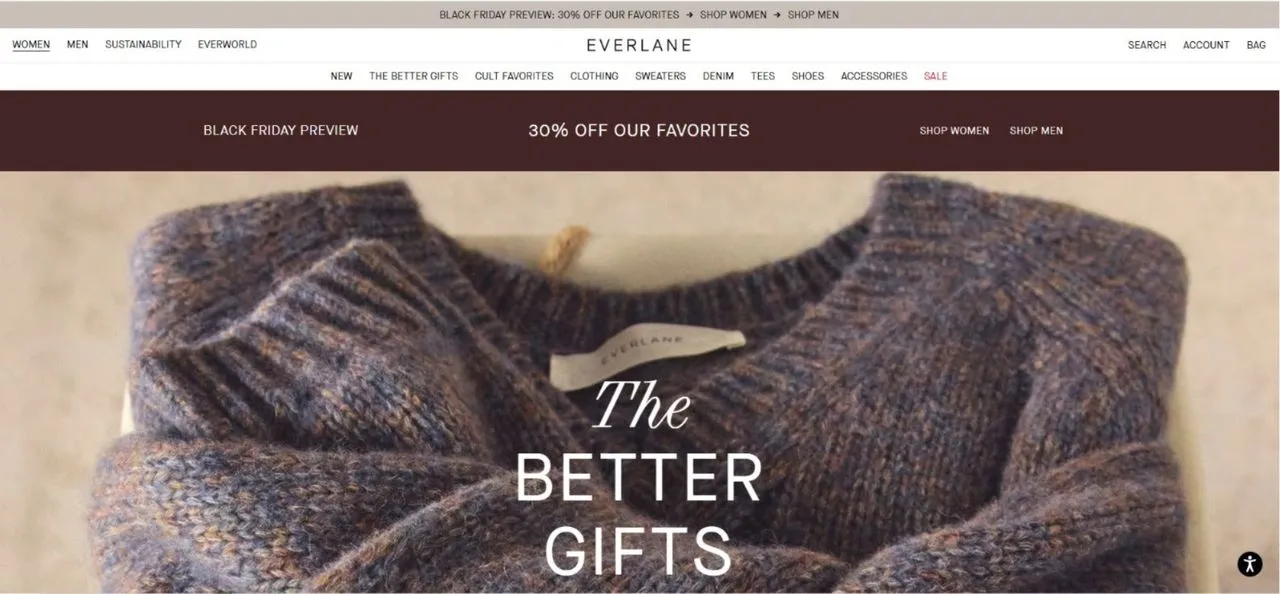 Everlane website