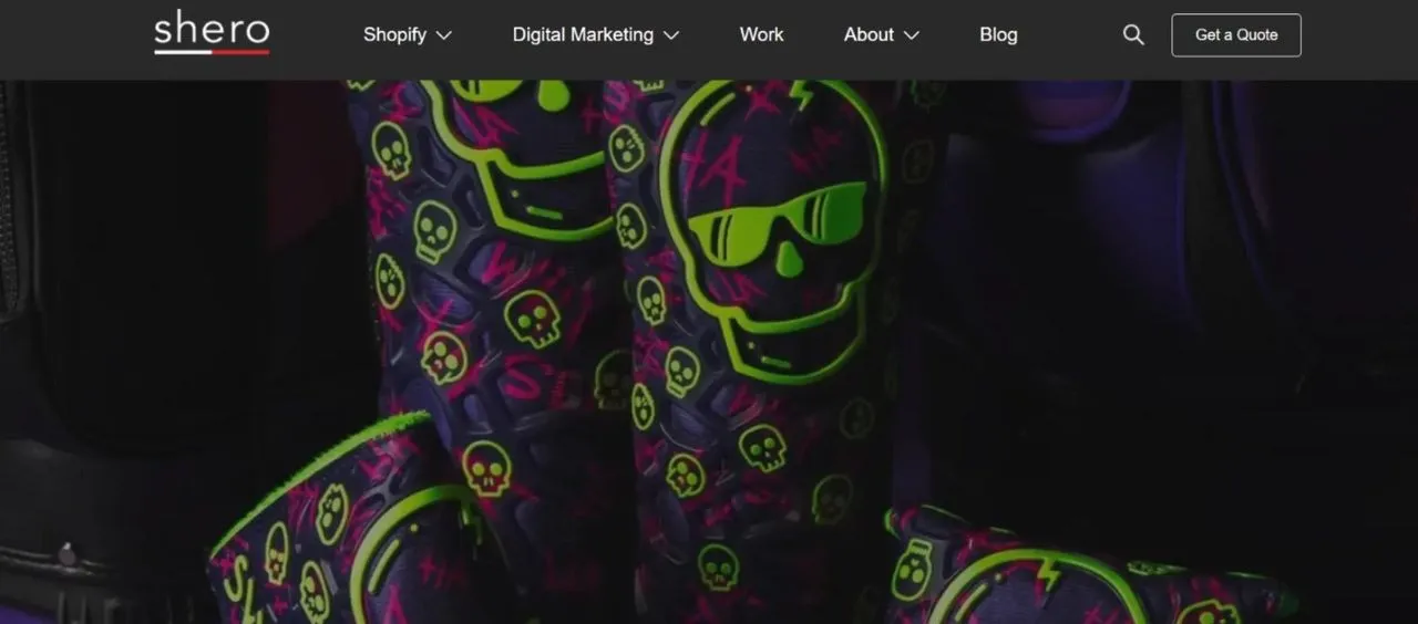 Shero Commerce website
