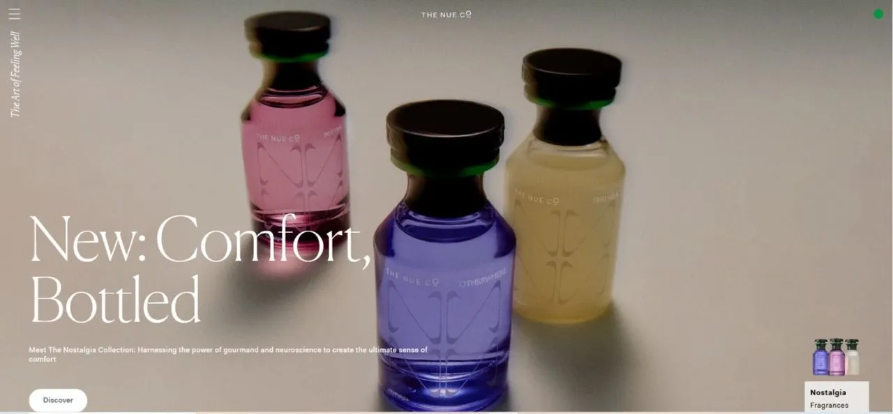 The Nue website
