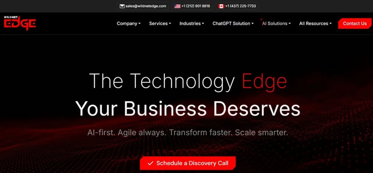 Wildnet Edge website