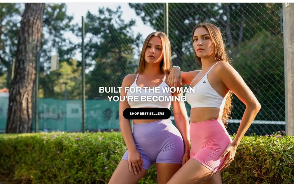 Powerlete store on desktop
