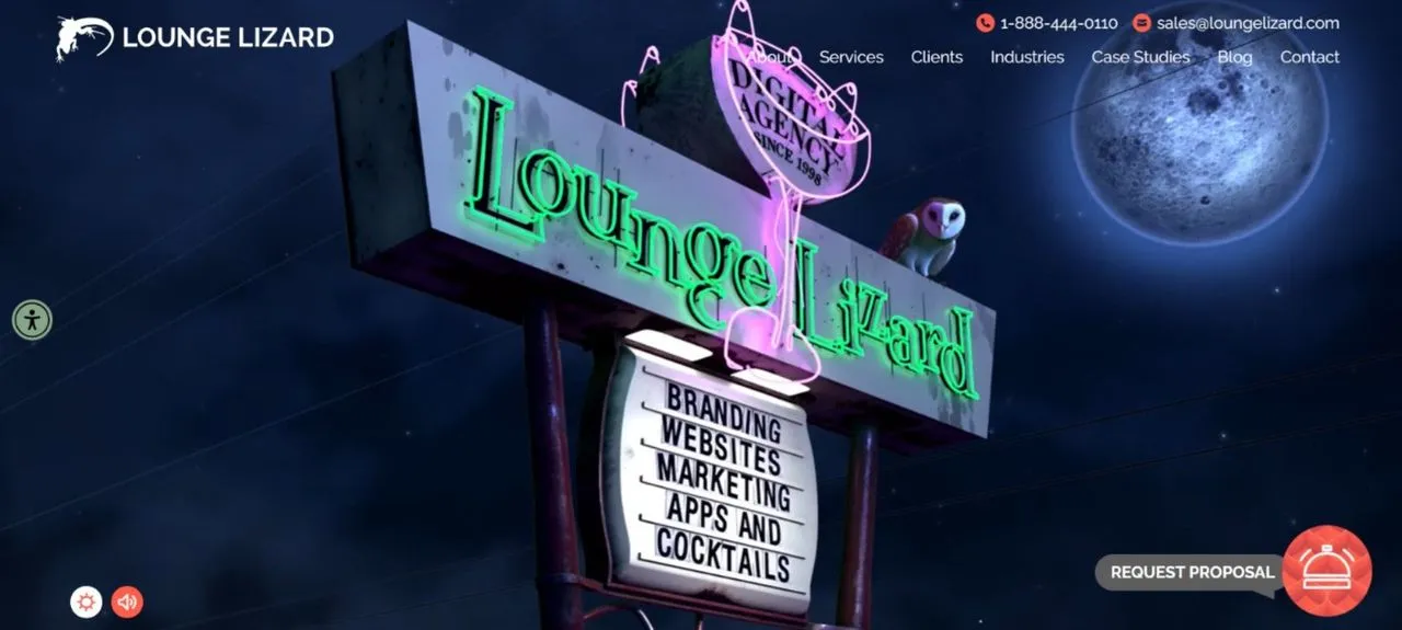 Lounge Lizard website